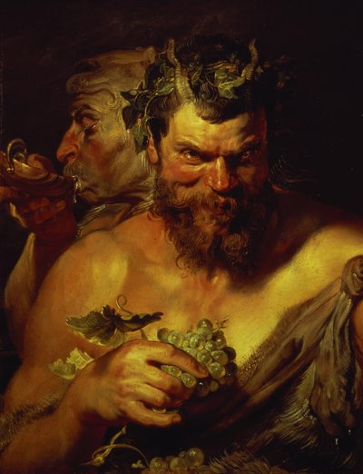 Zwei Satyrn von Peter Paul Rubens