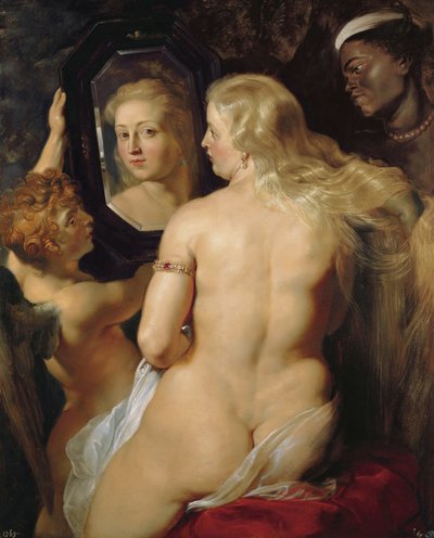 Venus vor einem Spiegel von Peter Paul Rubens