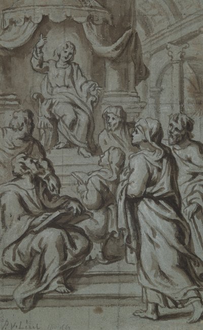 Christus unter den Ärzten von Peter van Lint