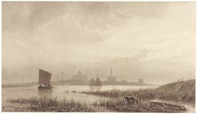 Blick auf Veere von Petrus Franciscus Greive