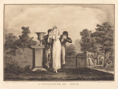 Die Unschuldige des Tages von Philibert Louis Debucourt