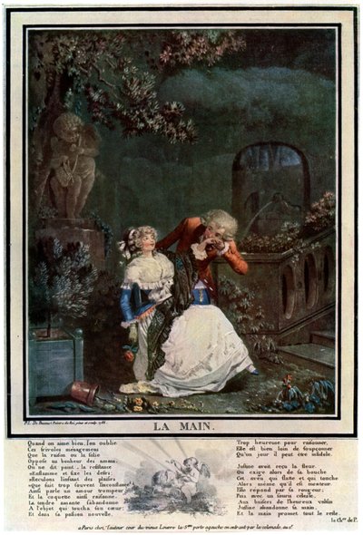 La Main, 1788, 1931 von Philibert Louis Debucourt