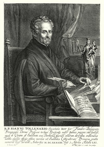 Jan de Toolenaere, flämischer Jesuit von Philip (after) Fruytiers