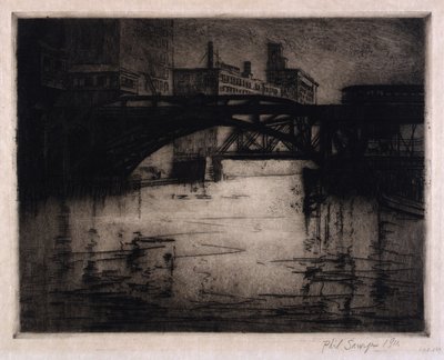 Die L-Brücke, Chicago von Philip Ayer Sawyer
