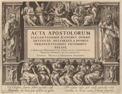 Titelseite von Philip Galle after Maerten van Heemskerck after Jan van der Straet