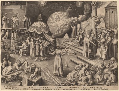 Mäßigkeit von Philip Galle after Pieter Bruegel the Elder