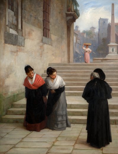 Seine Ehrwürdigkeit, 1876 von Philip Hermogenes Calderon