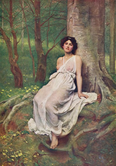 Frühling, um 1897, um 1900 von Philip Hermogenes Calderon
