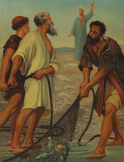 Christus ruft die Jünger von Philip Richard Morris