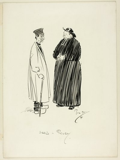 Skizze in der Picardie von Philip William May