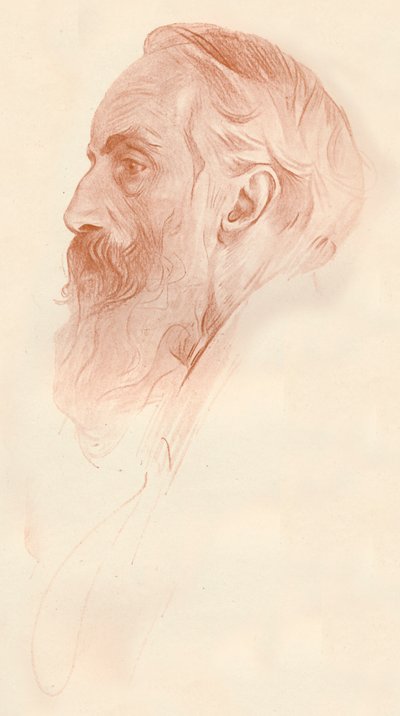 Profilstudie, um 1921 von Philip de László