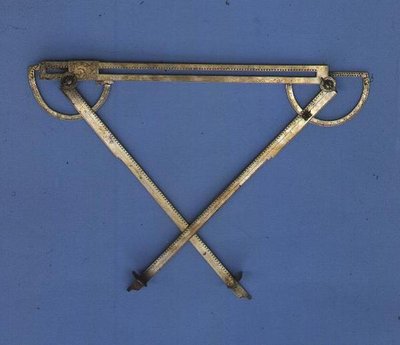 Trigonometer, ca. 1580 von Philippe Danfrie