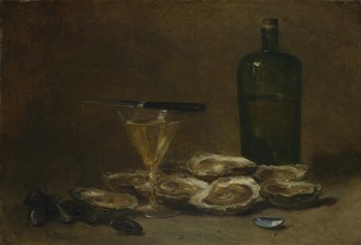 Stillleben mit Austern, 1875-1877 von Philippe Rousseau