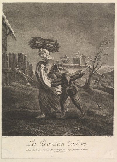 Die späte Versorgung, 1771 von Philippe Triere