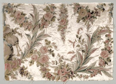 Bettdeckenfragment, ca. 1760-1770 von Philippe de Lasalle