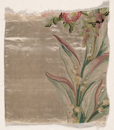 Bettdeckenfragment, ca. 1760-1770 von Philippe de Lasalle