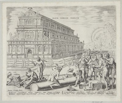 Der Tempel der Diana in Ephesus von Philips Galle