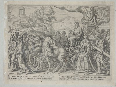 Der Triumph der Liebe von Philips Galle