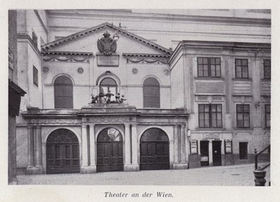 Theater an der Wien (s/w Foto) von Austrian Photographer