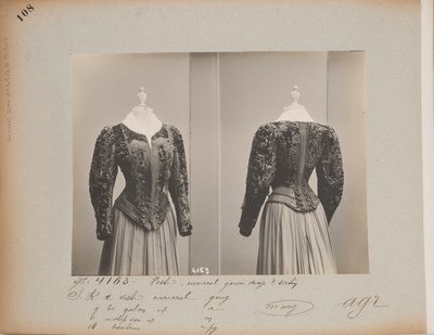 Albumseite: House of Worth, Jacke von Photographer French