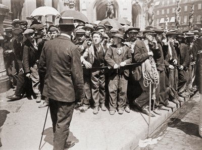 Arbeiterdemonstration, Paris, ca. 1900 von Photographer French