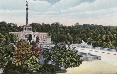 München: Friedensdenkmal mit Prinzregentenstraße von Photographer German