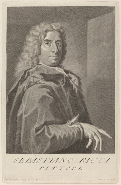 Sebastiano Ricci von Pier Antonio Pazzi after Giovanni Domenico Campiglia