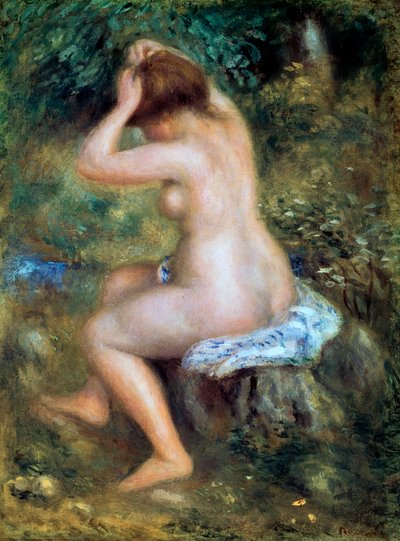 Ein Badender, 1885-1890 von Pierre Auguste Renoir