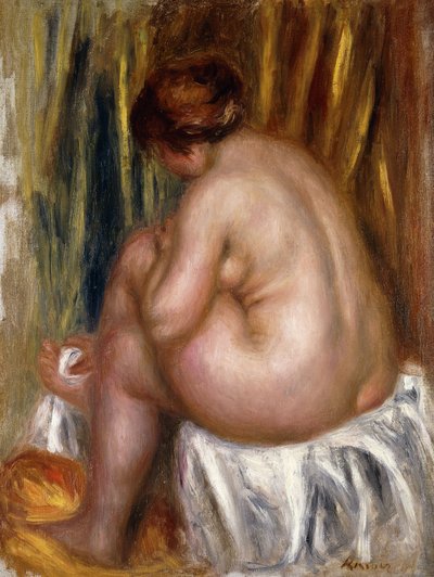 Nach dem Bad von Pierre Auguste Renoir