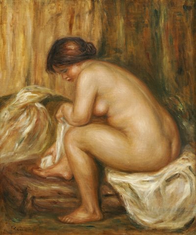 Nach dem Bad von Pierre Auguste Renoir