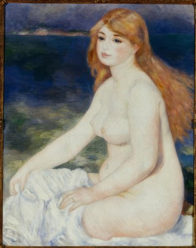 Blonde Badende von Pierre Auguste Renoir