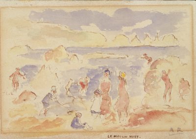 Strandszene von Pierre Auguste Renoir