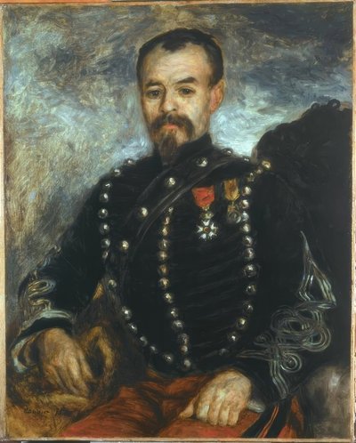 Bildnis Capitaine Darras von Pierre Auguste Renoir