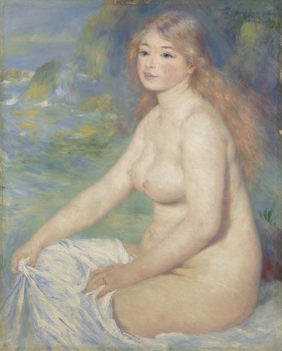 Blonde Badende, 1881 von Pierre Auguste Renoir