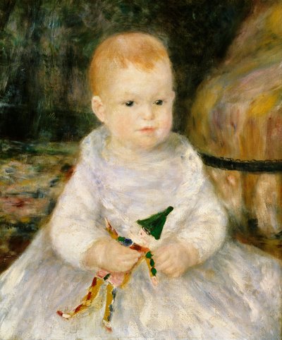 Kind mit einem Spielzeugclown von Pierre Auguste Renoir