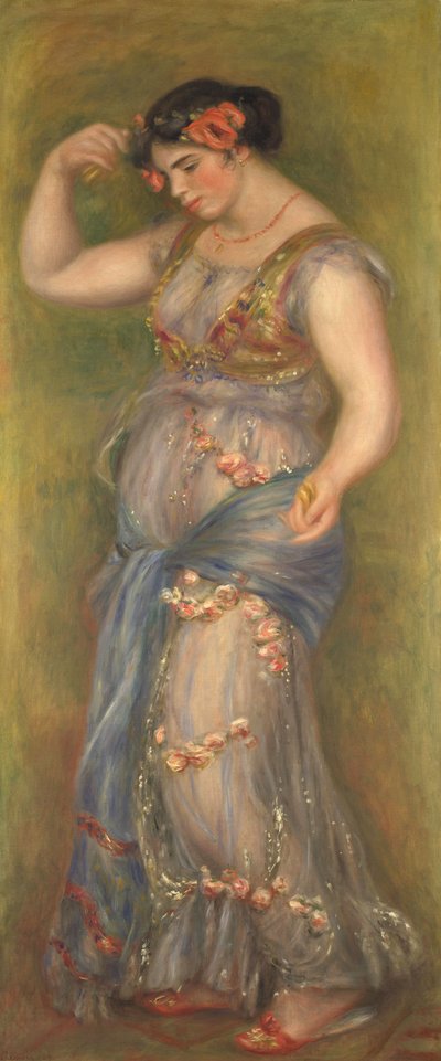 Tanzendes Mädchen mit Kastagnetten von Pierre Auguste Renoir