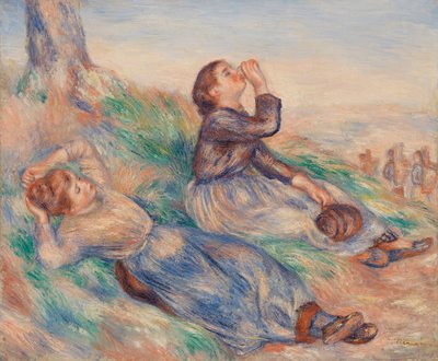 Traubensammlerinnen von Pierre Auguste Renoir