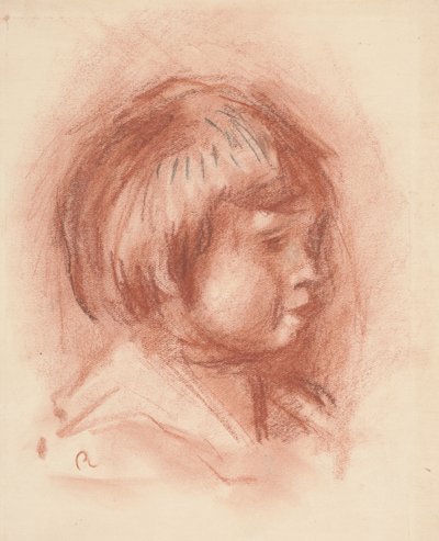 Kopf eines Kindes, c.1906 von Pierre Auguste Renoir