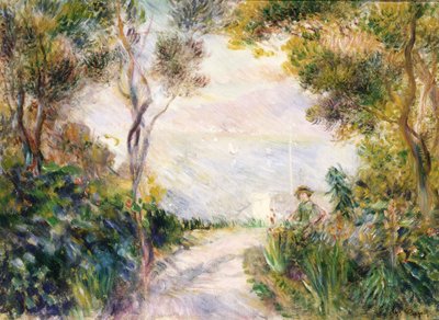 Landschaft, Ende des Weges von Pierre Auguste Renoir