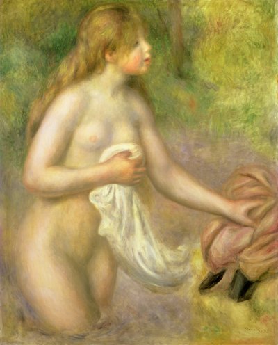 Akt im Bach von Pierre Auguste Renoir