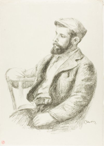 Porträt von Louis Valtat von Pierre Auguste Renoir