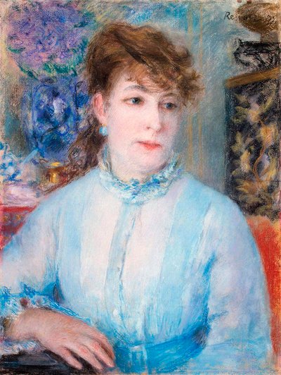 Porträt einer Frau, 1877 von Pierre Auguste Renoir