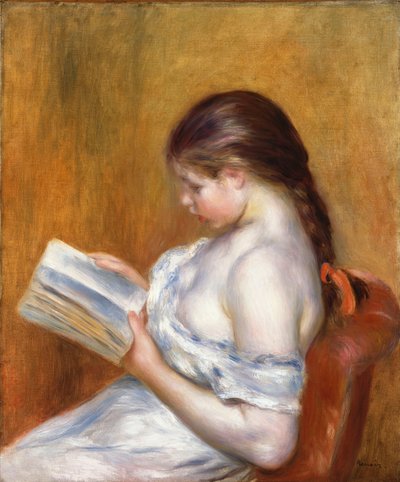 Lesen, 1888 von Pierre Auguste Renoir