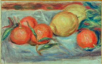 Stilleben mit Zitrusfrüchten von Pierre Auguste Renoir