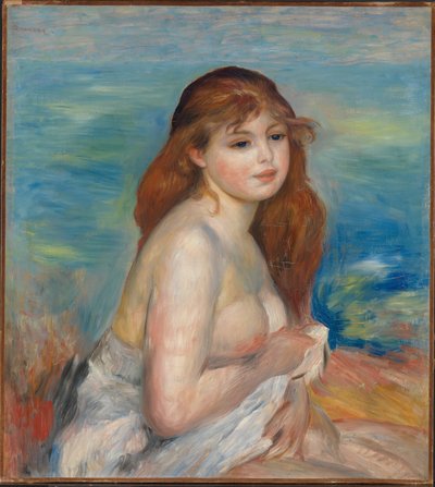 Die blonde Badende von Pierre Auguste Renoir