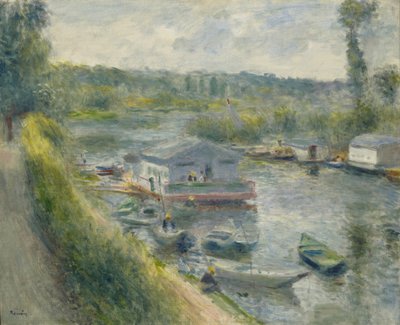 Waschhaus-Boot in Bas-Meudon von Pierre Auguste Renoir