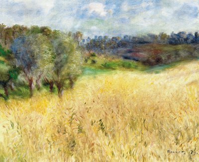 Weizenfeld, 1879 von Pierre Auguste Renoir