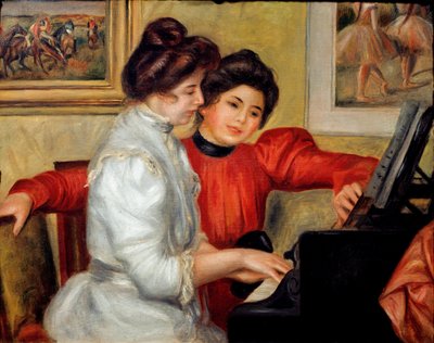 Yvonne und Christine Lerolle am Klavier von Pierre Auguste Renoir