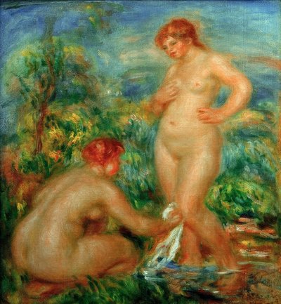 Zwei Badende von Pierre Auguste Renoir