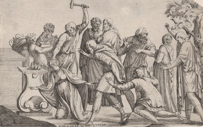 Opferung der Iphigenie, 1607-61 von Pierre Biard
